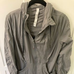 Lululemon warmup jacket; size 12